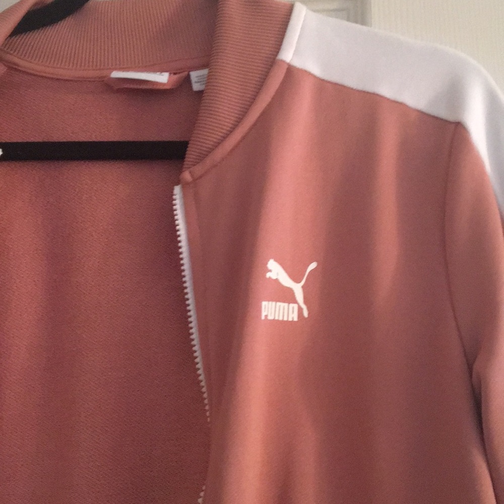 Salmon Pink Puma ZIP UP
